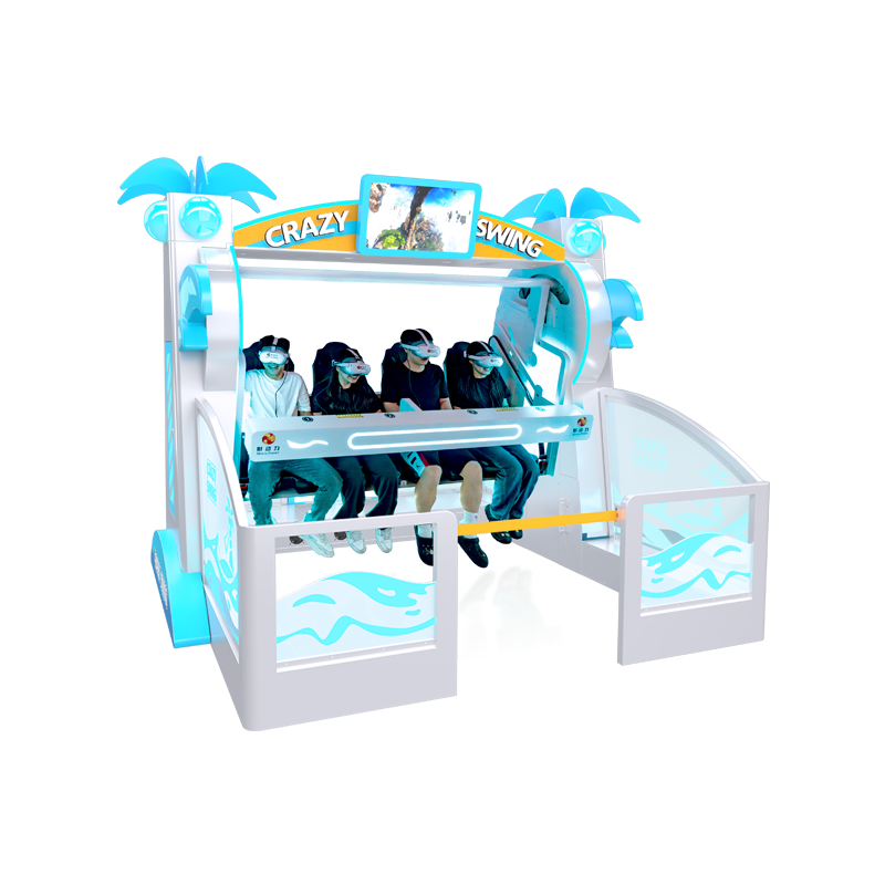 vr car racing simulator with 3 screen