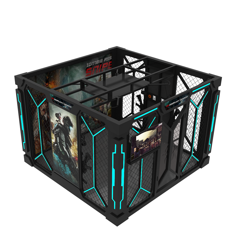 VR Doomsday Survival Cage Shooting Simulator - 3