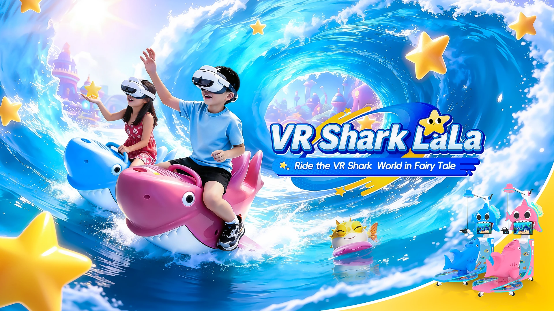 VR Shark Lala Driving Simulator 1P