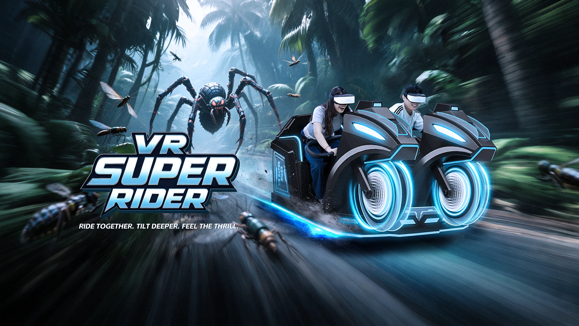 VR Storm Rider 2 Players Fly Simulator