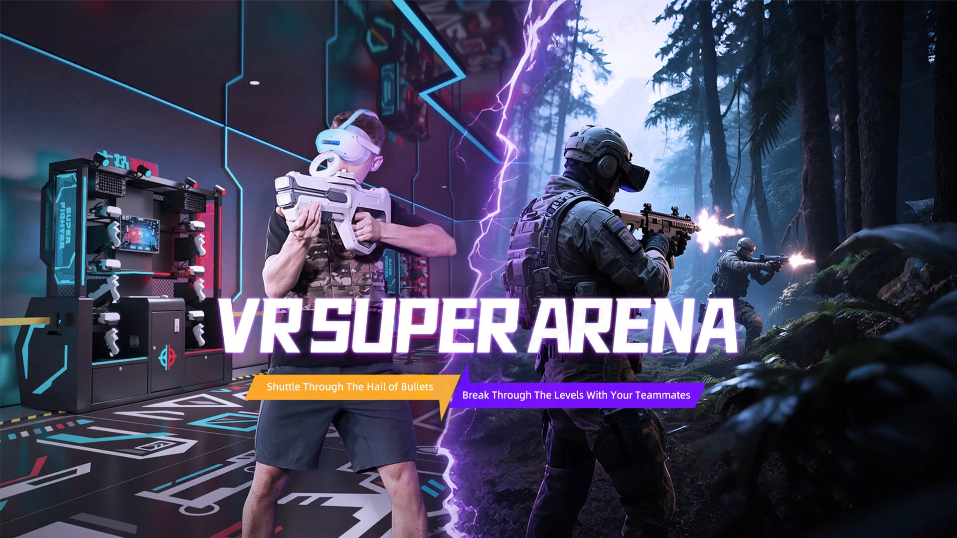 VR Super Arena Shooting Simulator