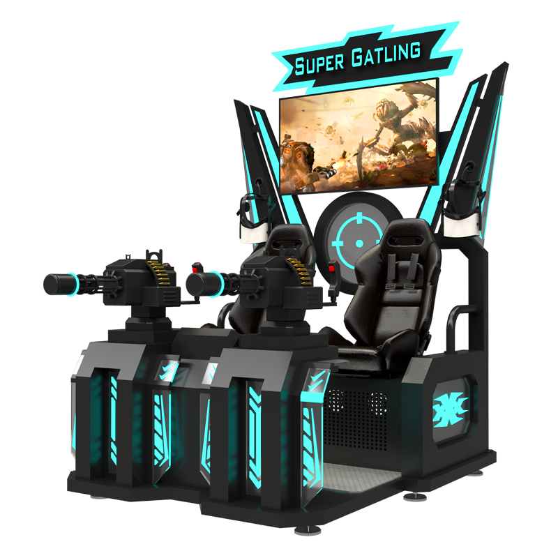 VR Super Gatling Shooting Simulator 2P - 1