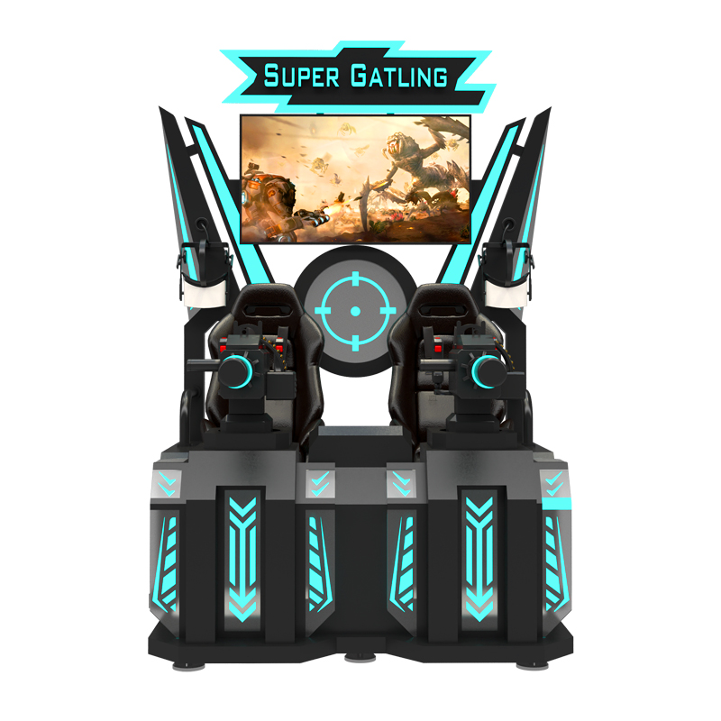 VR Super Gatling Shooting Simulator 2P - 2