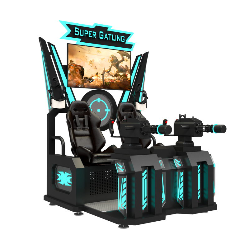VR Super Gatling Shooting Simulator 2P - 3